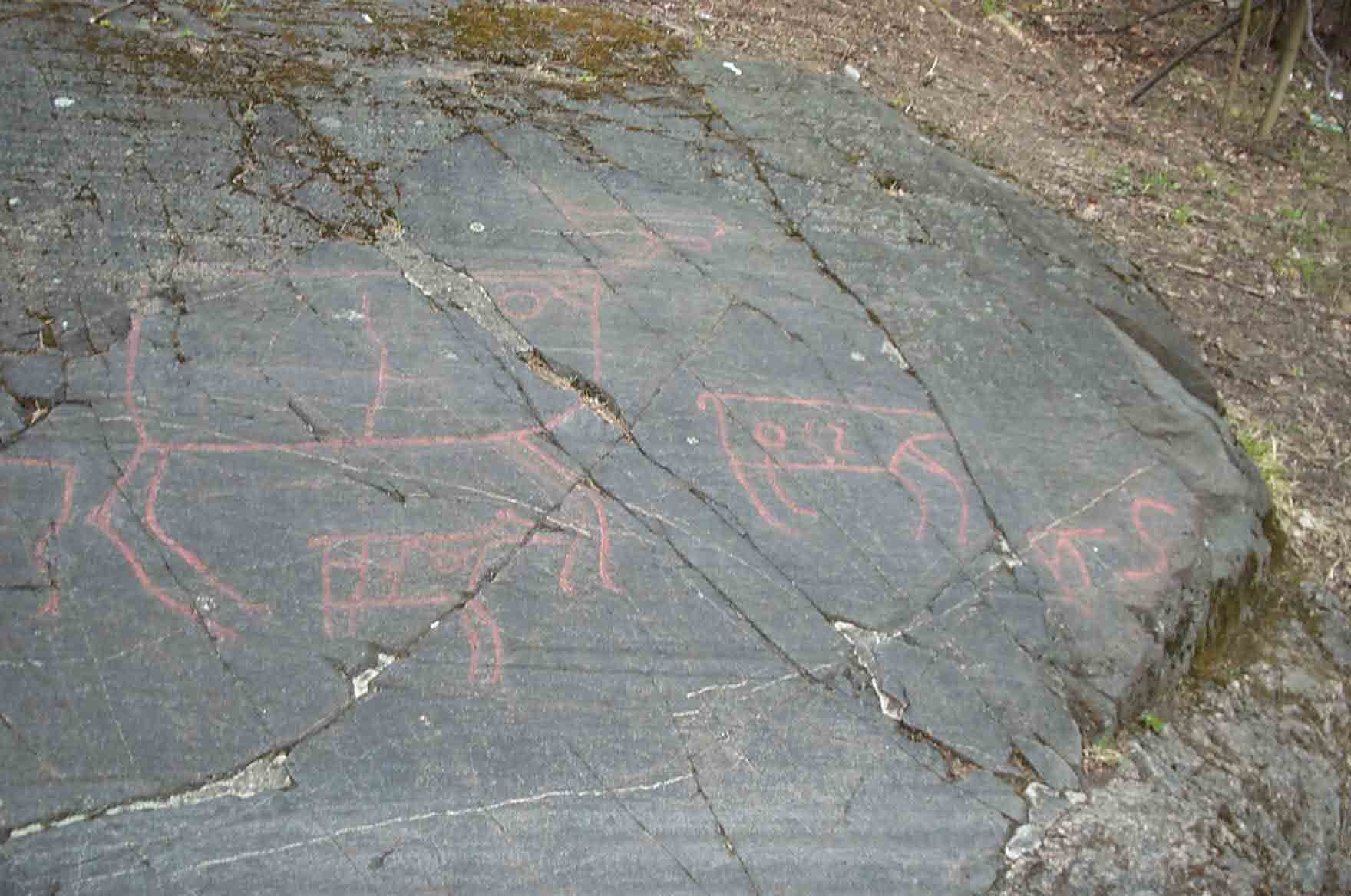 Rock carving